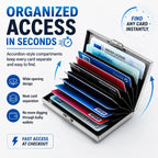 🔒 RFID-blokerende metalkortholder 💳✨