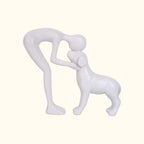 🖼️ Scandinavisch beeldje van mens en hond