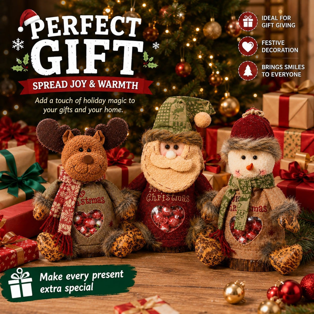 🎅 Julegaveposer med lynlås – perfekt til små gaver 🎁