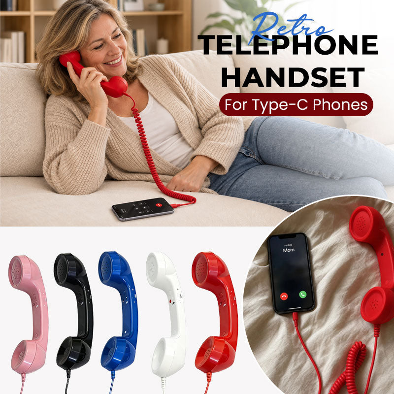 📞 Retro telefonrør til Type-C-telefoner