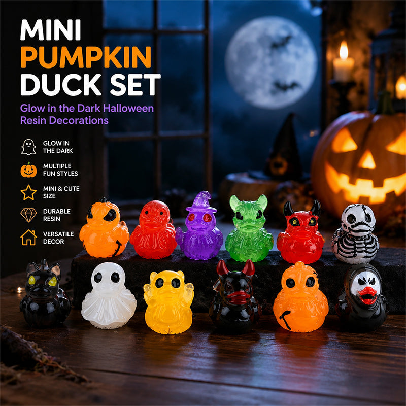 🎃 Halloween resin minifigurer – 12 uhyggelige designs
