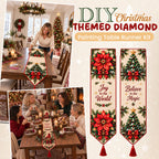 ✨ DIY julebordløber-sæt med diamantmaling