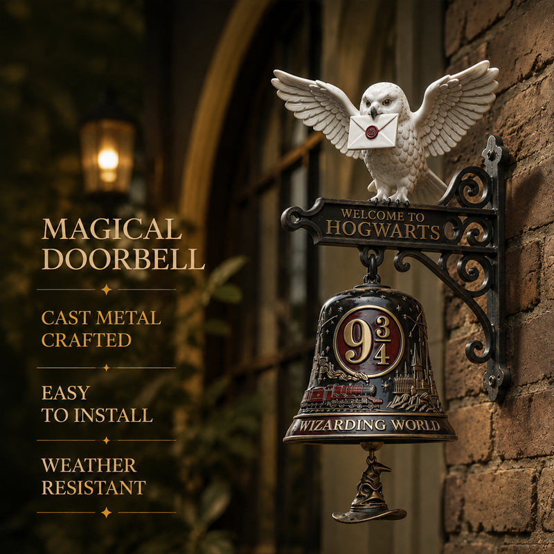 🦉🔔 Fortryllet ugle-dørklokke