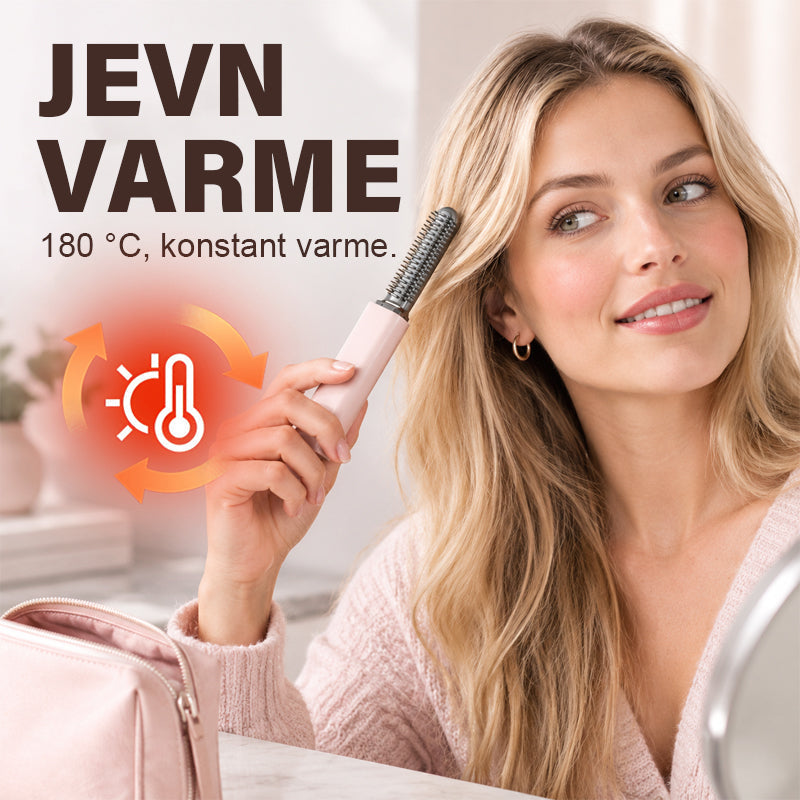 💇‍♀️✨ Mini bærbar elektrisk curlingtång til pandehår ⚡💖