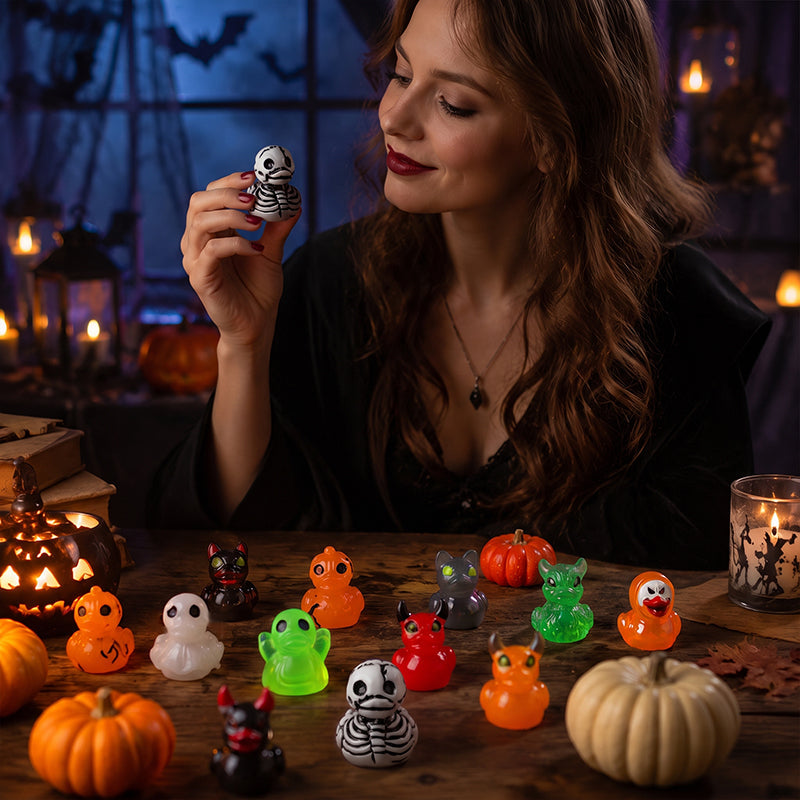 🎃 Halloween resin minifigurer – 12 uhyggelige designs