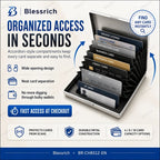 🔒 RFID-blokerende metalkortholder 💳✨