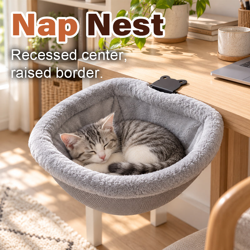 🐱💤 Foldbar kattehængekøje til skrivebordet 🛏️✨