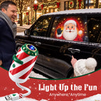 🎄🚗 Merry Ride julebil-projektørlys ✨