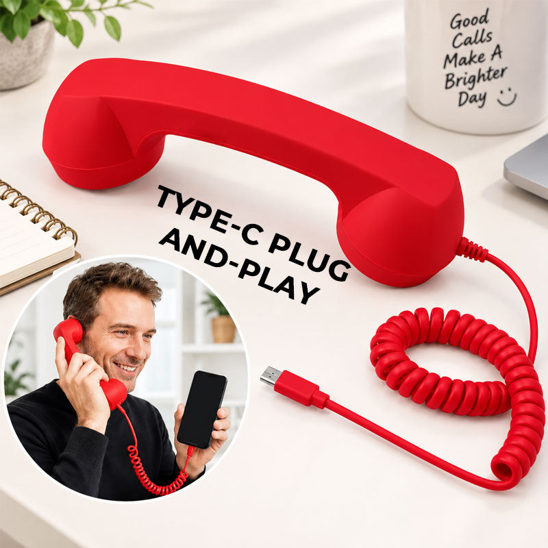 📞 Retro telefonrør til Type-C-telefoner