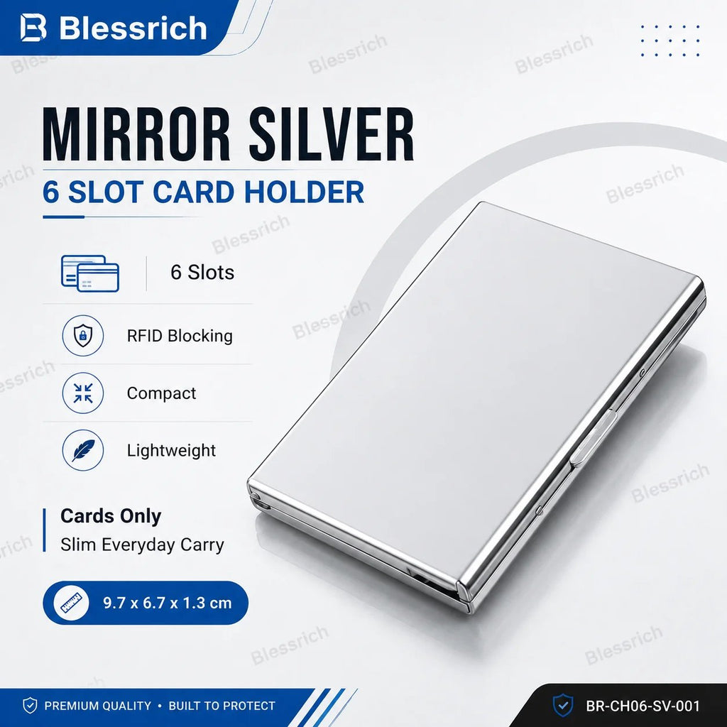 🔒 RFID-blokerende metalkortholder 💳✨