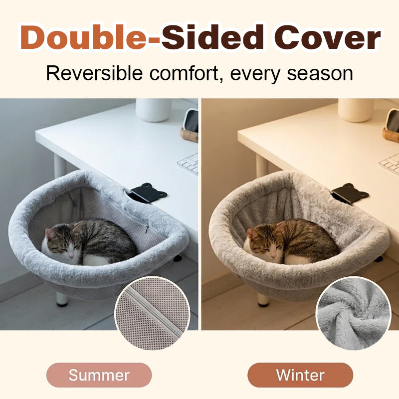 🐱💤 Foldbar kattehængekøje til skrivebordet 🛏️✨