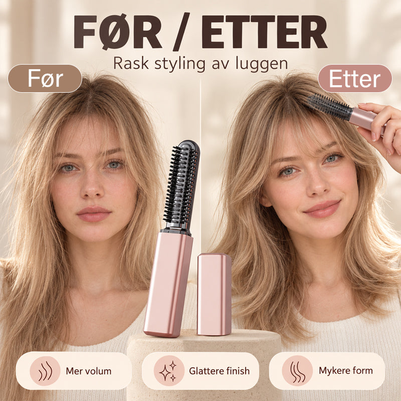 💇‍♀️✨ Mini bærbar elektrisk curlingtång til pandehår ⚡💖