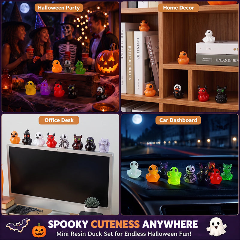 🎃 Halloween resin minifigurer – 12 uhyggelige designs