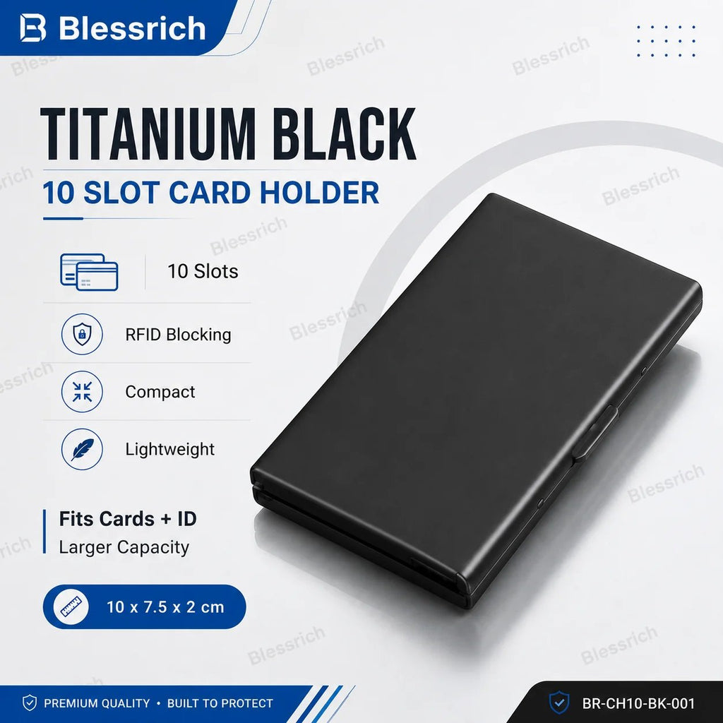 🔒 RFID-blokerende metalkortholder 💳✨