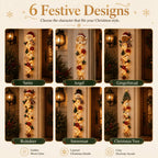 ✨ Lysende julehængepynt – 6 festlige designs