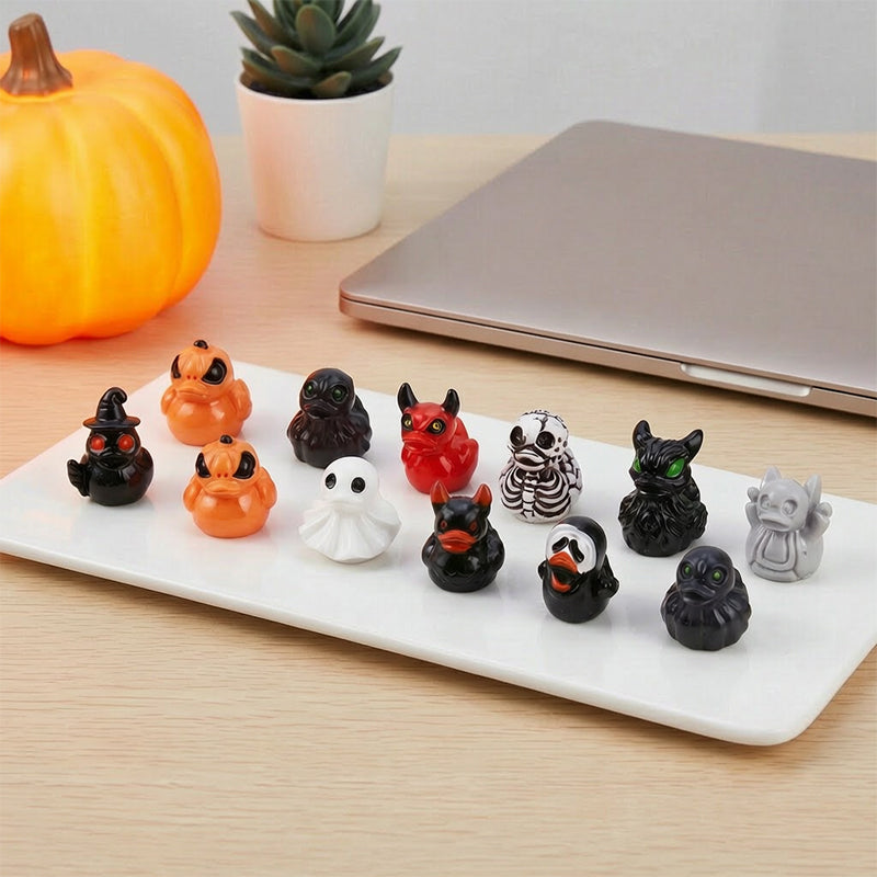 🎃 Halloween resin minifigurer – 12 uhyggelige designs