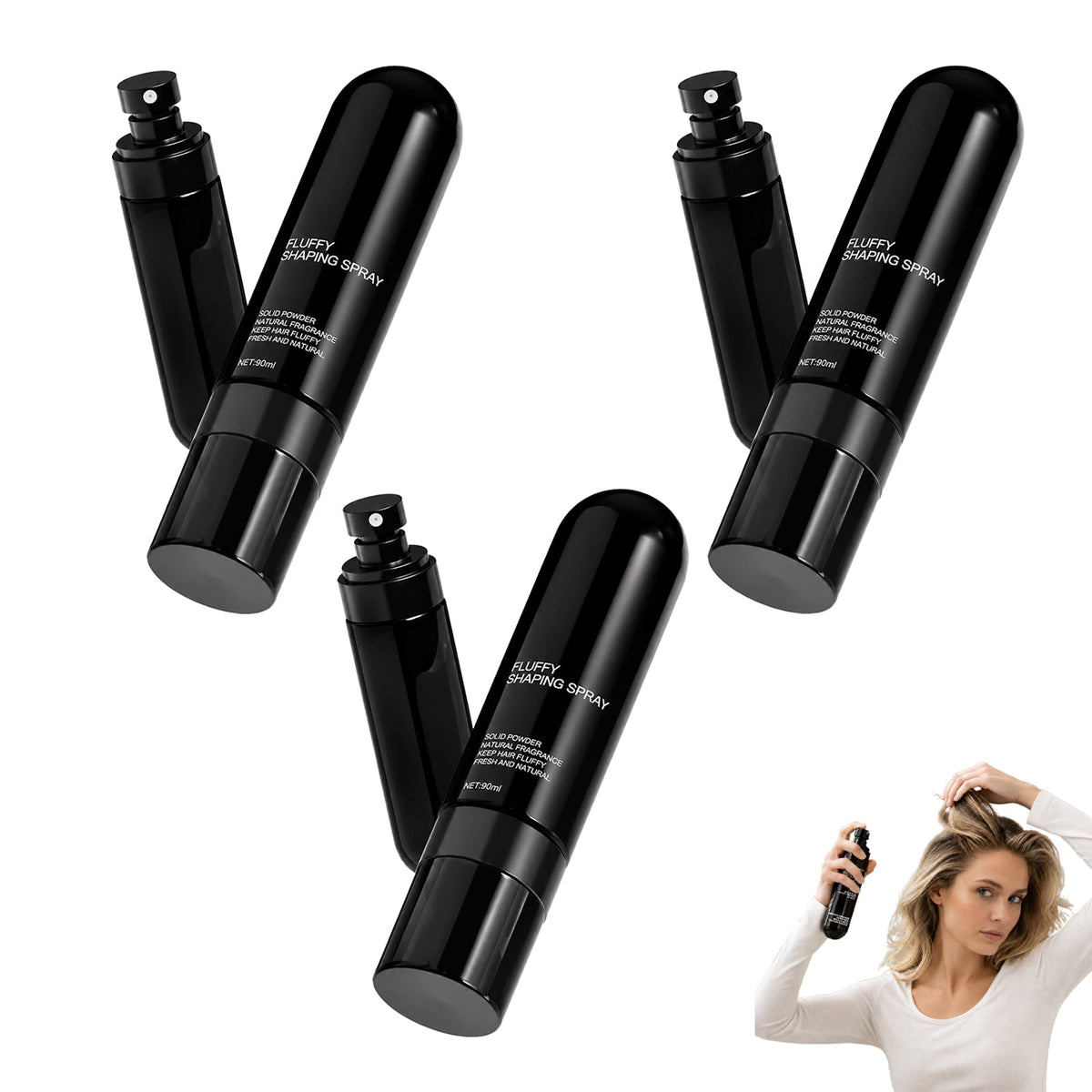 💇‍♀️✨ Fluffy Base Spray 90 ml – fluffy styling spray 🌬️💖