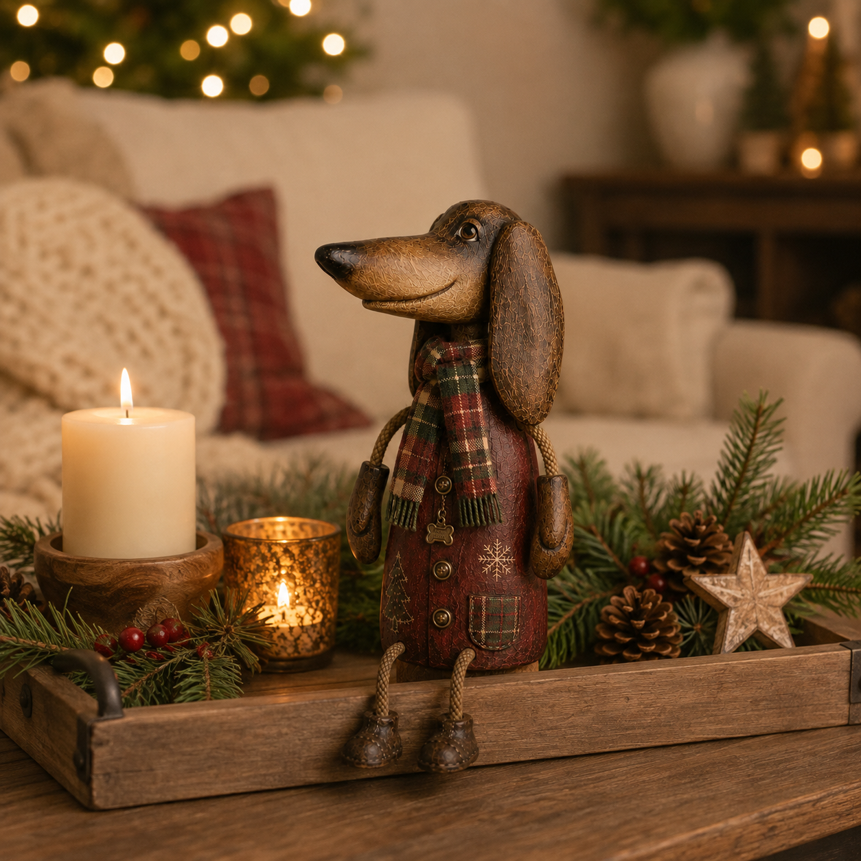 🏡 Julegravhund – julehygge i hvert et hjørne