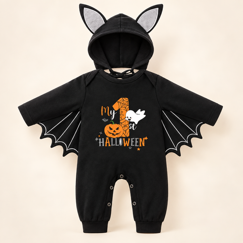 Kreativ baby-flagermusonesie