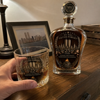 🕯️ 9/11 25-års mindedags whisky-decanter-sæt — en varig hyldest til 343 helte