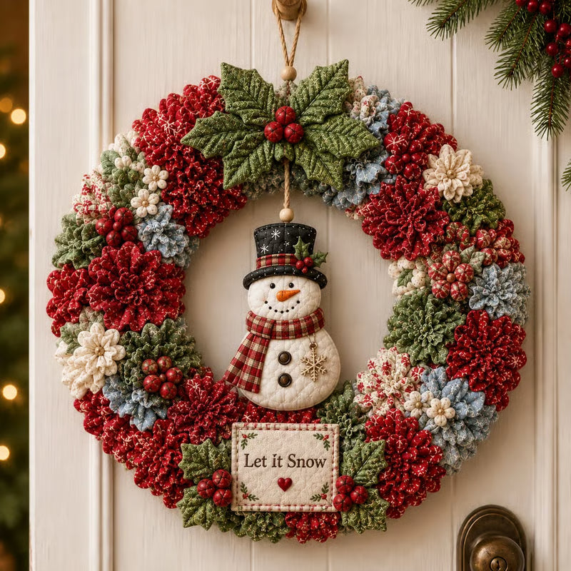 🎄 DIY-sæt til 3D-stofkrans