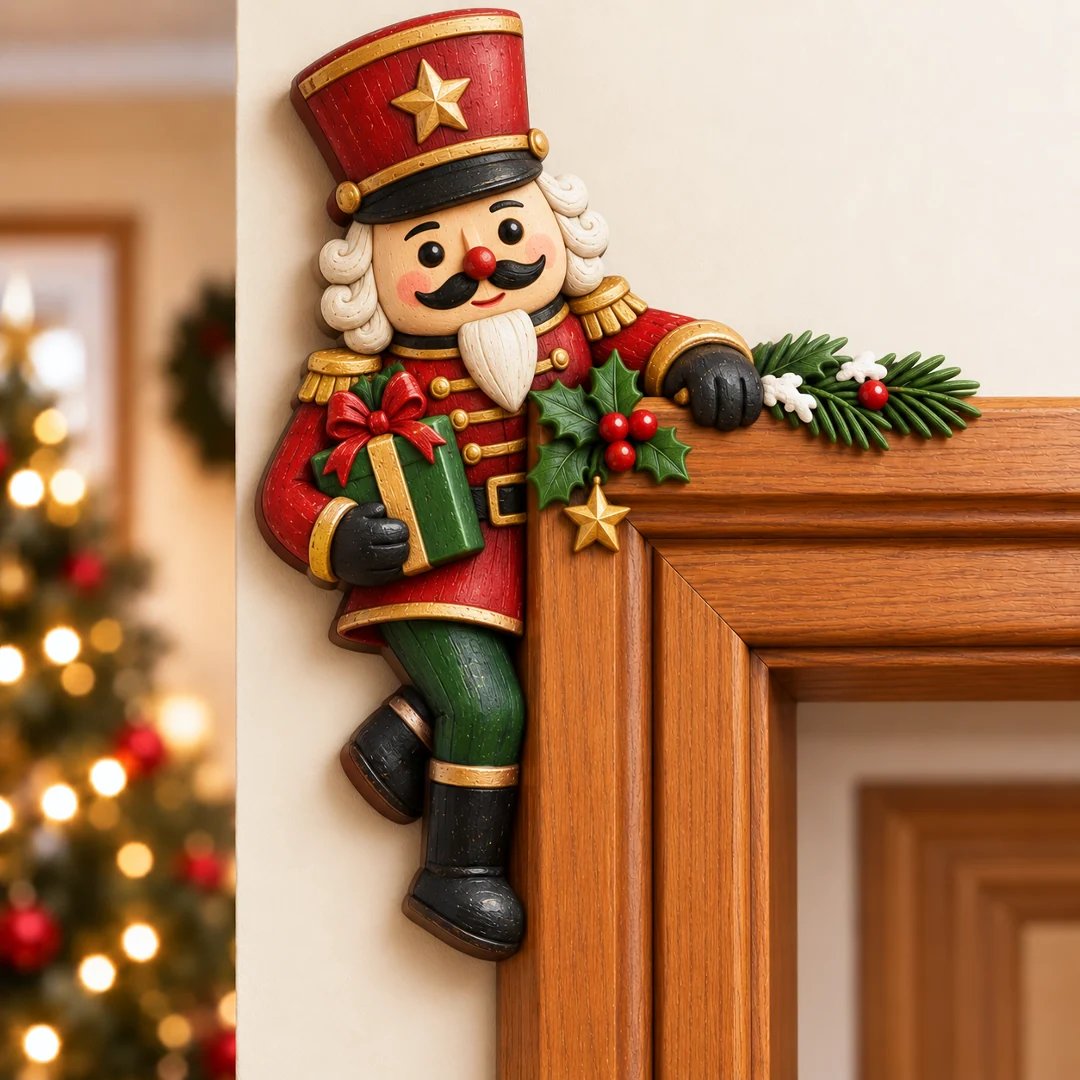 ⏰ SIDSTE DAG 50% RABAT 🎅 Jule-peekaboo-dørkarm-hjørnedekoration