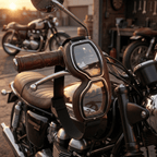 🕶️OTG vintage motorcykelbriller  – passer over briller, anti-slip rem & UV400