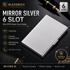 🔒 RFID-blokerende metalkortholder 💳✨