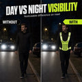 🦺 Refleksvest med høj synlighed – justerbar til løb & arbejde 🏃‍♂️🔧
