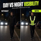 🦺 Refleksvest med høj synlighed – justerbar til løb & arbejde 🏃‍♂️🔧