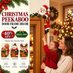 ⏰ SIDSTE DAG 50% RABAT 🎅 Jule-peekaboo-dørkarm-hjørnedekoration
